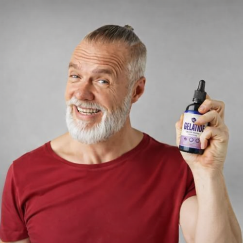 Gelitide customer reviews man red shirt holding bottle
